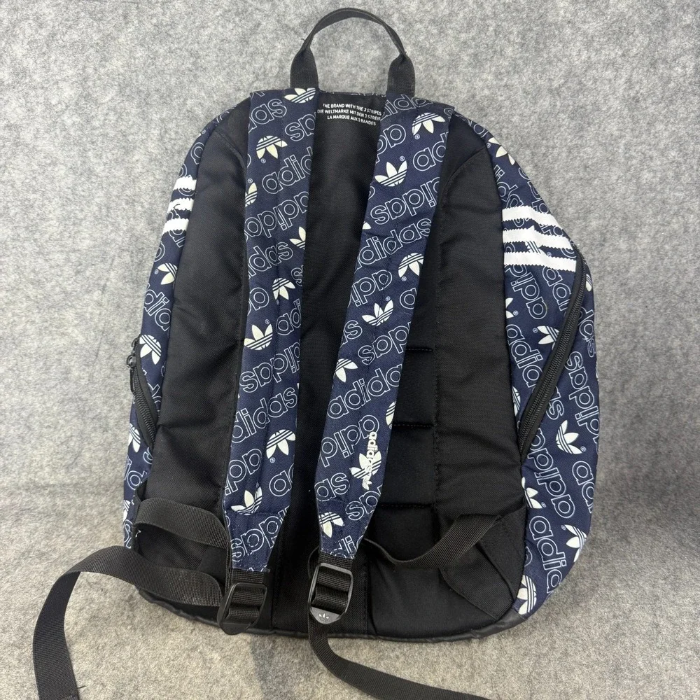 Adidas AOP Original National Backpack Navy Blue Trefoil Logo Large School‎ Work